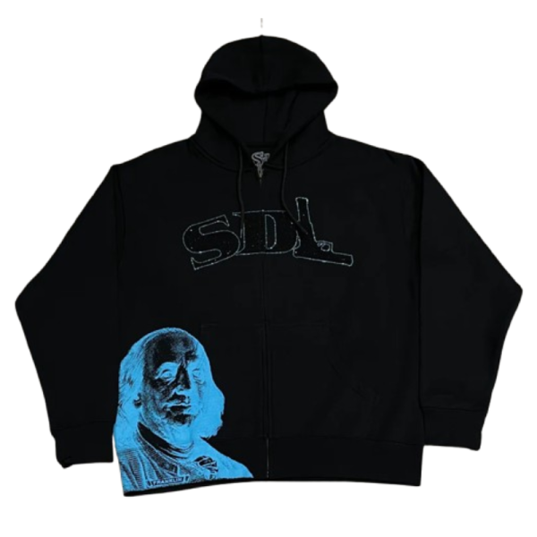 Blue SDL Hoodie Streetwear