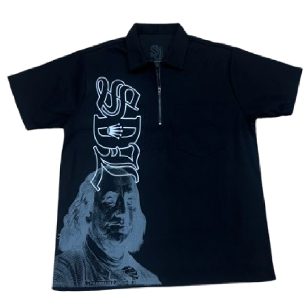 Sky Da Limit Ben Davis black grey streetwear hoodie with SDL branding