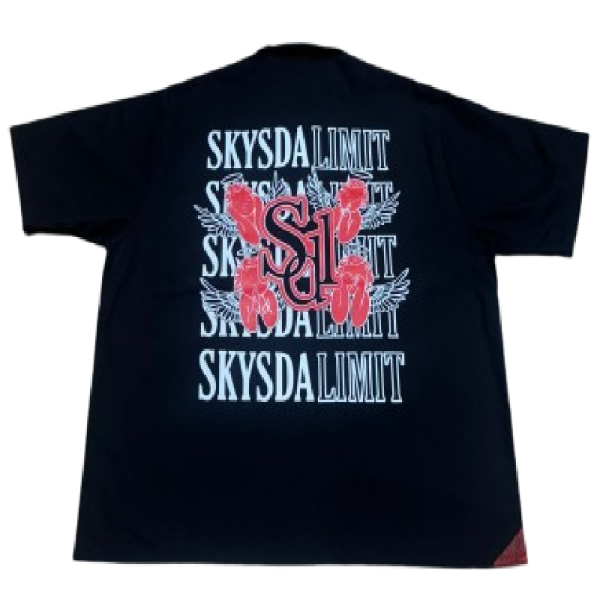 Sky Da Limit Ben Davis Black/Red T‑Shirt