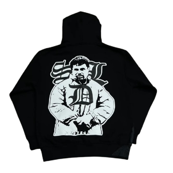 SDL Rhinestone Hoodie Black Streetwear